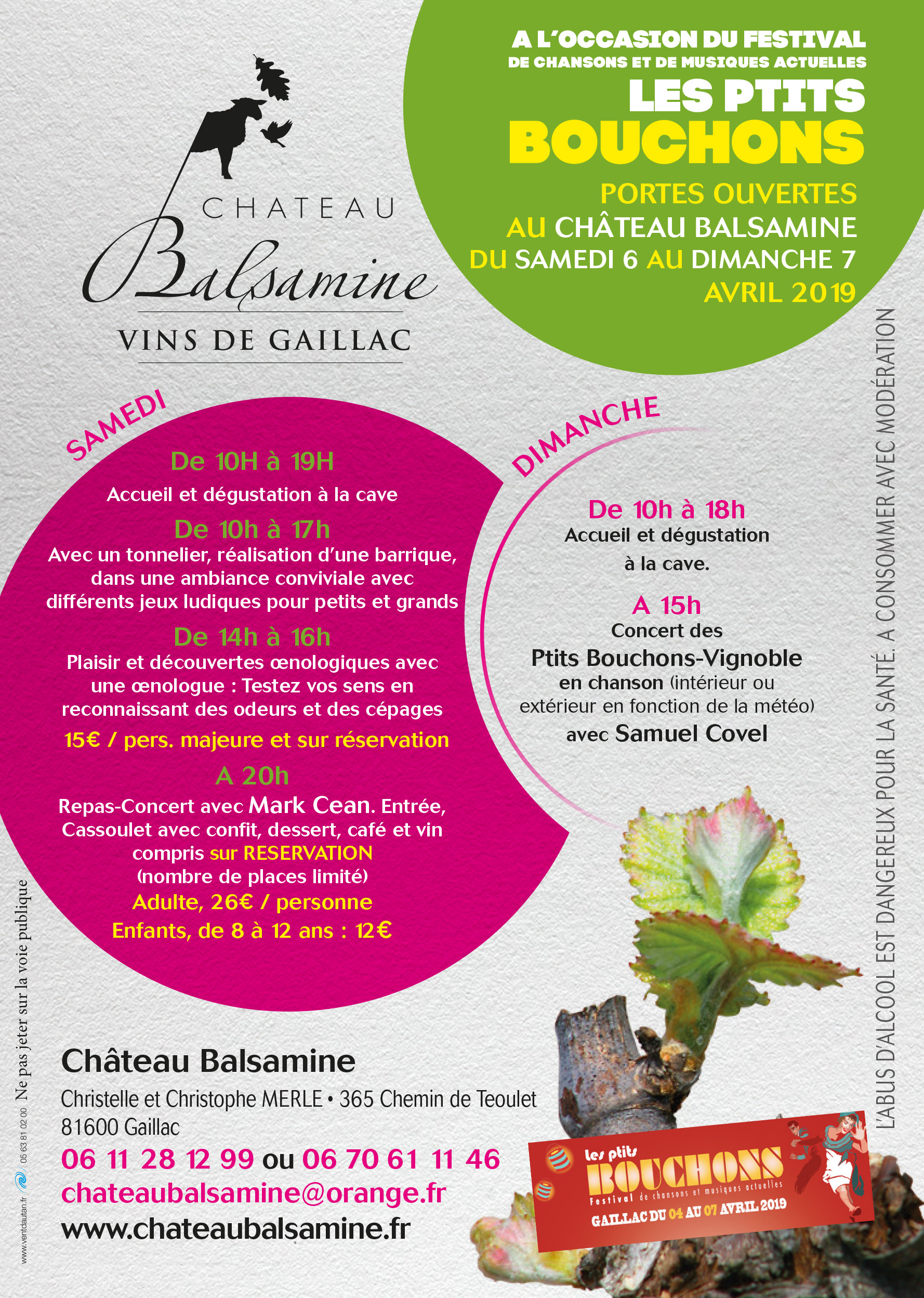 Chateau Balsamine Portes Ouvertes Les Ptits Bouchons